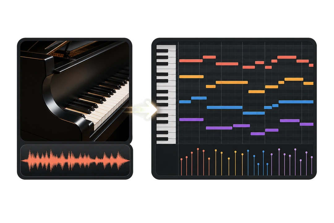 钢琴音频转 MIDI